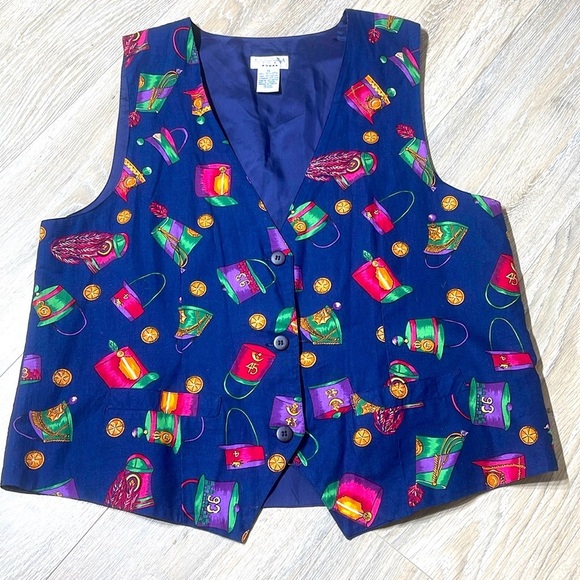 picone sport size 1X woman christmas vest...B/3 - Picture 4 of 12